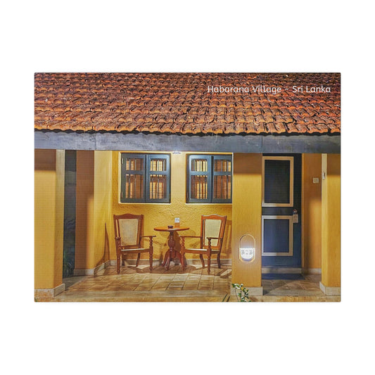 Village photo of Sri Lanka on Matte Canvas